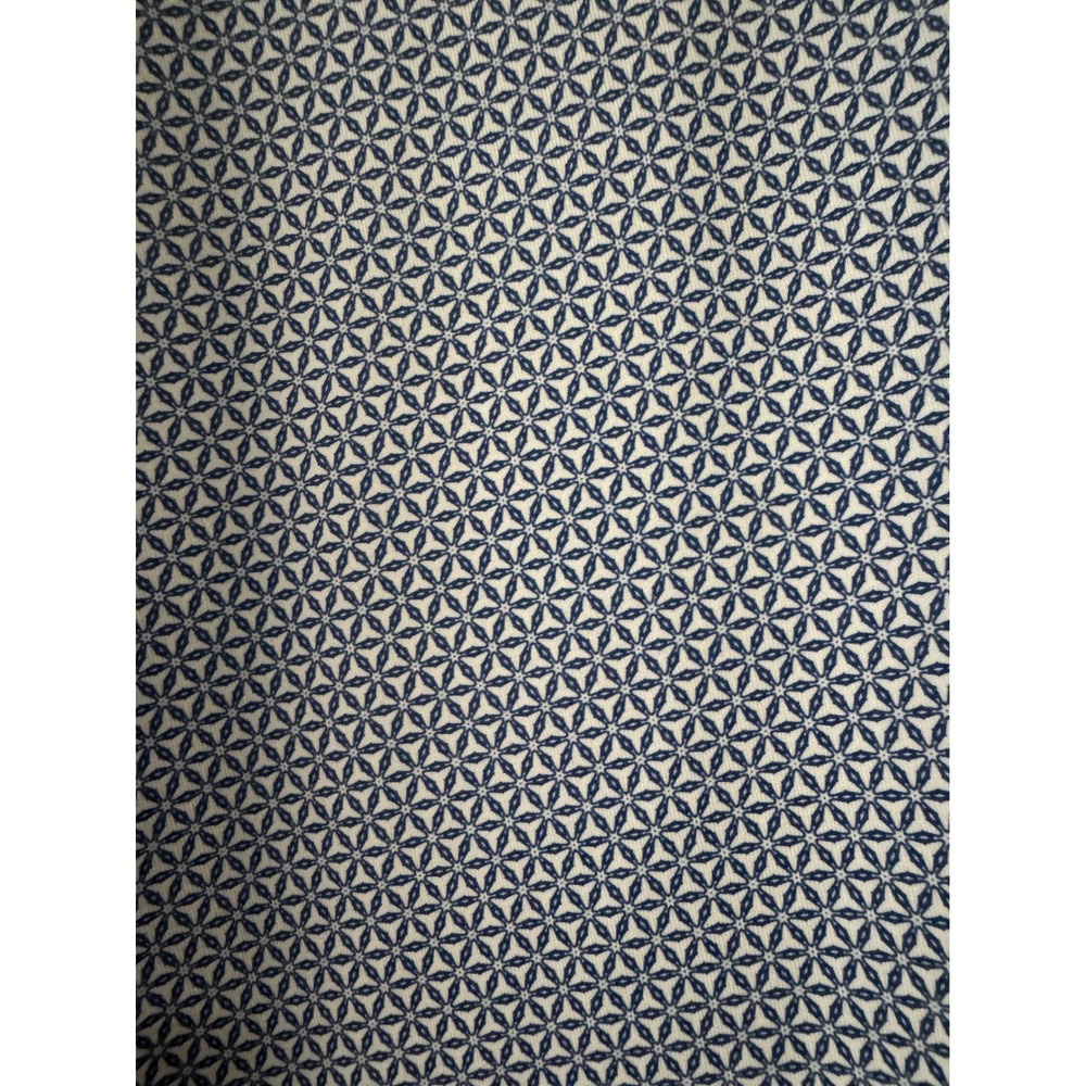 Hickey Freeman Golf Mens Polo Shirt Blue Geometric Floral Print Stretch XL - Picture 5 of 7